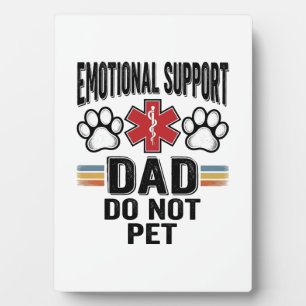 Placa Expositora Camiseta Vintage de Papá de Apoyo Emocional No Aci