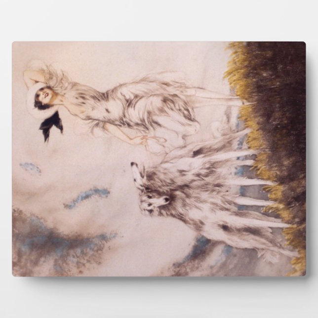 Placa Expositora Campos de Borzoi (Frente)