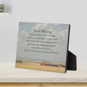 Placa Expositora Campos irlandeses de trigo dorado