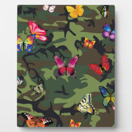 Placa Expositora camuflaje de mariposa