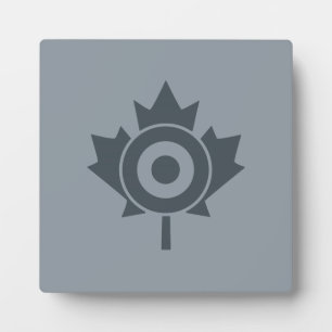 Placa Expositora Canadiense Maple Leaf Roundel Mod CANADA