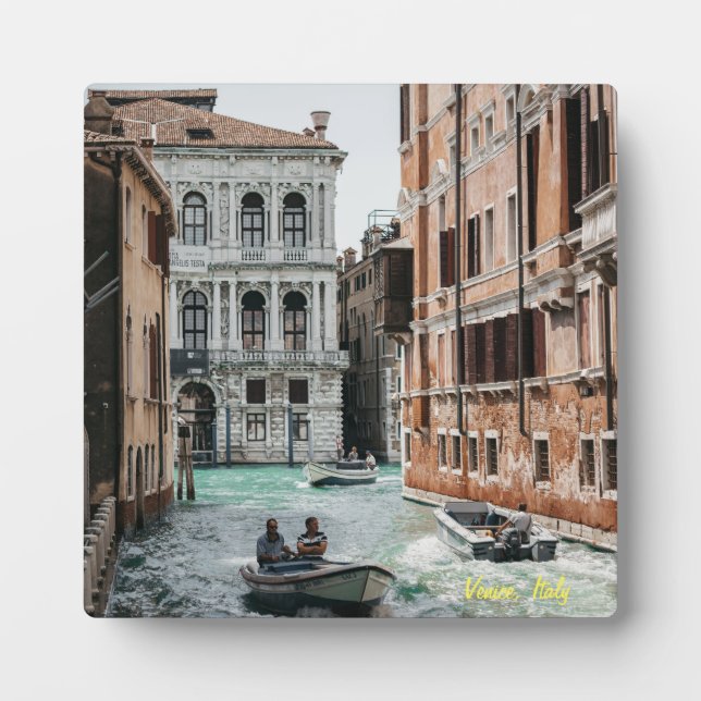 Placa Expositora Canal de Barco de Venecia (Frente)