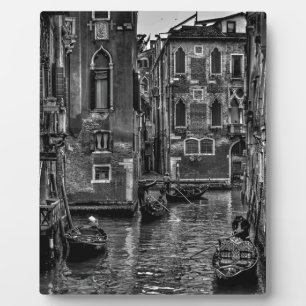 Placa Expositora Canal de góndola italia de Venecia