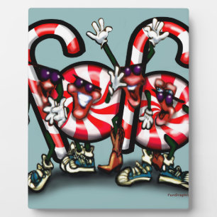 Placa Expositora Candy Cane Gang