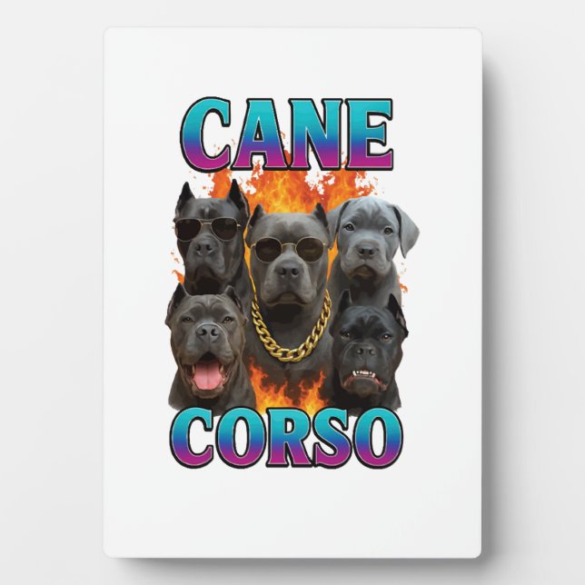 Placa Expositora Cane Corso  (Frente)