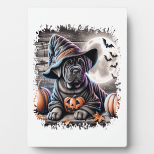 Placa Expositora Cane Corso Dog Halloween