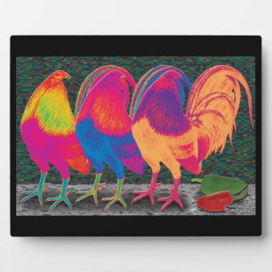 Placa Expositora Cantina Roosters