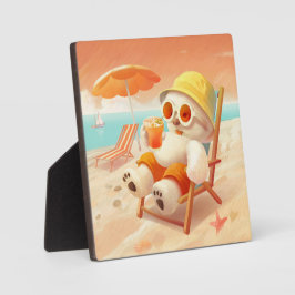 Placa Expositora Canto sonriente - Modo playa activado