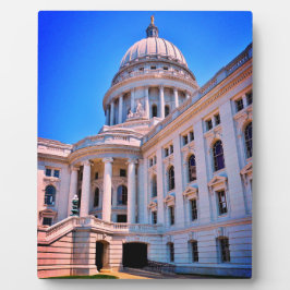 Placa Expositora Capitolio Estatal de Wisconsin