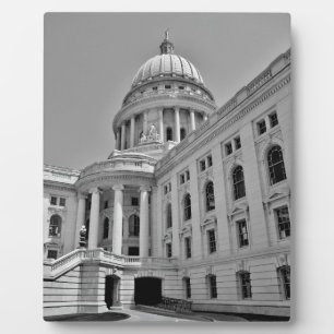 Placa Expositora Capitolio Estatal de Wisconsin