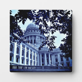 Placa Expositora Capitolio Estatal de Wisconsin