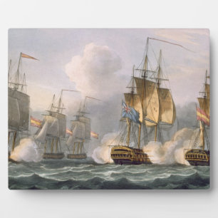 Placa Expositora Captura de la Dorotea, 15 de julio de 1798, grabad