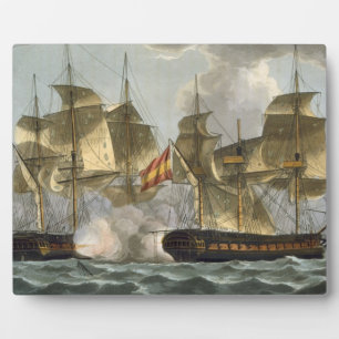 Placa Expositora Captura de la Mahonesa, 13 de octubre de 1796, gra