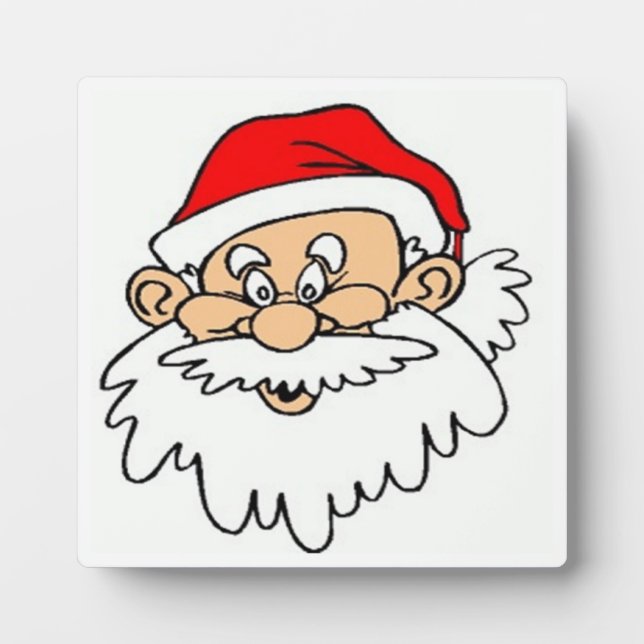 PLACA EXPOSITORA CARA DE SANTA CLAUS (Frente)