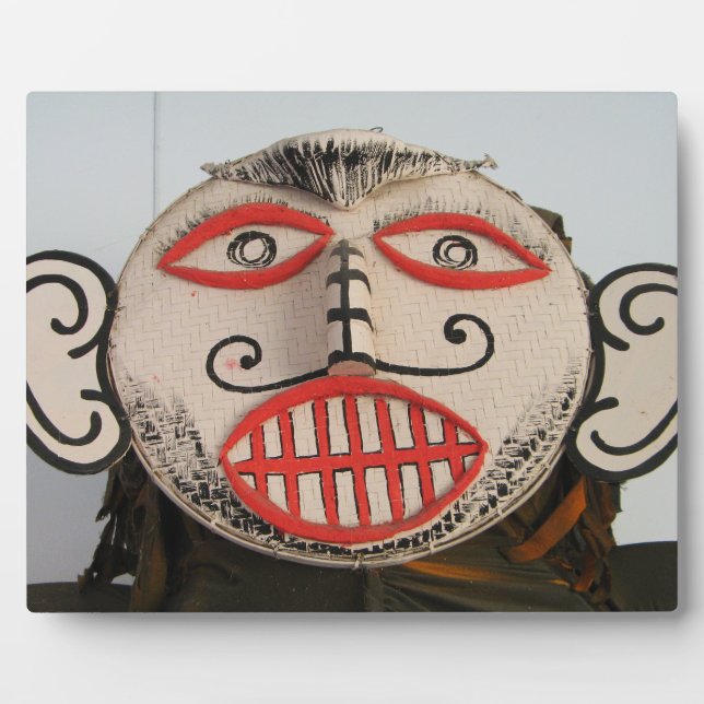 Placa Expositora Cara fantasma tailandesa, Festival de la máscara P (Frente)