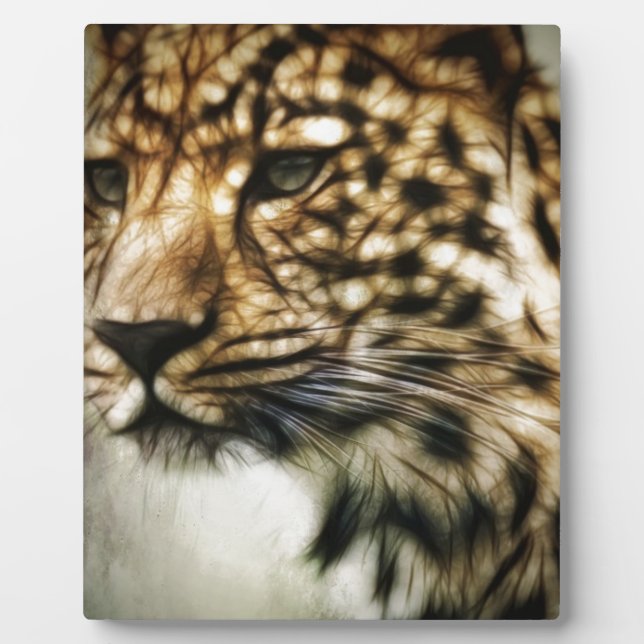 Placa Expositora Cara leopardo (Frente)