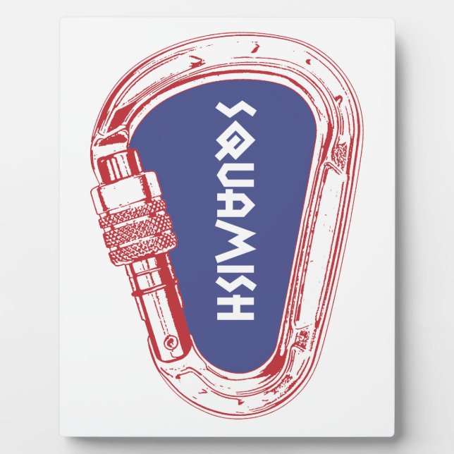Placa Expositora Carabiner de escalada rápida (Frente)