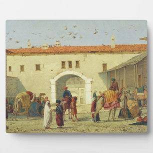 Placa Expositora Caravanario en Mylasa, Turquía, 1845 (petróleo en