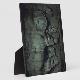 Placa Expositora Cargando de la montaña de piedra en Georgia de noc