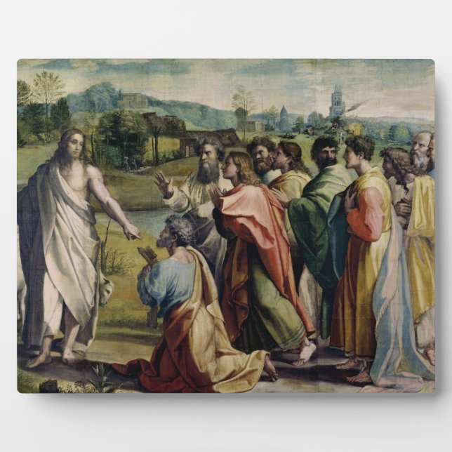 Placa Expositora Cargo de Cristo a San Pedro (personalizado de la l (Frente)