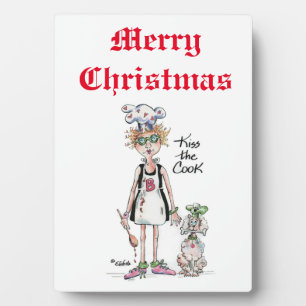 Placa Expositora Caricatura moderna "Besa al Coco"