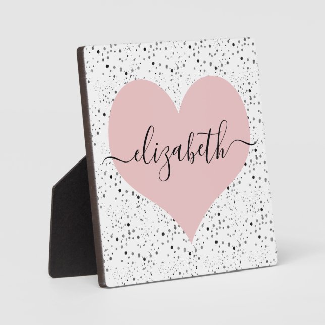 Placa Expositora Cariño personalizada (Anverso)