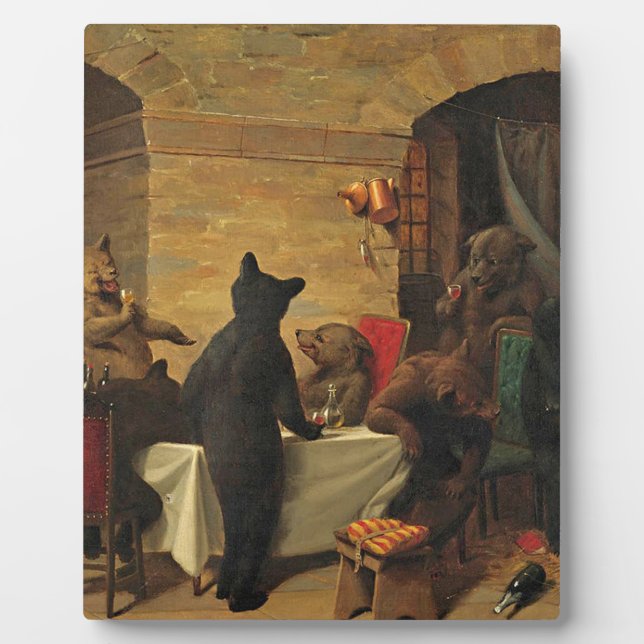 Placa Expositora Carrusel De Oso De William Holbrook Beard (Frente)