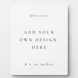 Placa Expositora Cartel de 8x10 pulgadas