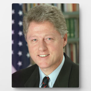 Placa Expositora Casa Blanca del Presidente Bill Clinton