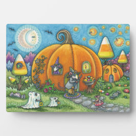 PLACA EXPOSITORA CASA DE RATÓN, PEQUEÑO RATÓN, TRUCO O TRATAMIENTO