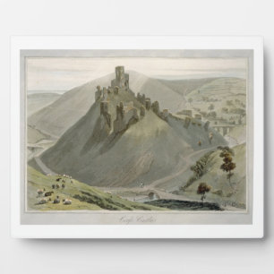 Placa Expositora Castillo de Corfe, de 'A Voyage Alrededor de Gran