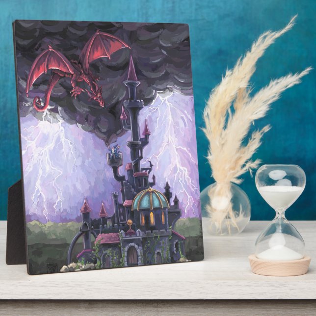 Placa Expositora Castillo de Dragon (Lado)