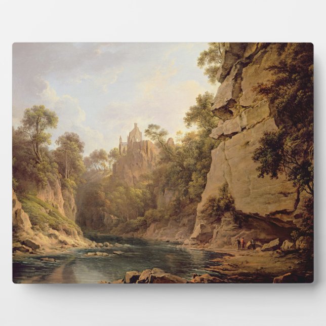 Placa Expositora Castillo de Hawthornden, cerca de Edimburgo, c.182 (Frente)
