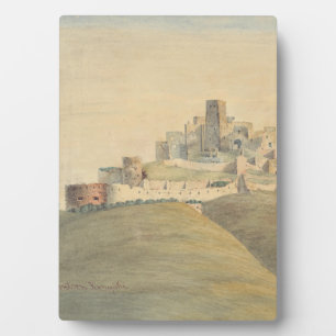 Placa Expositora Castillo de Trencin en el oeste de Eslovaquia