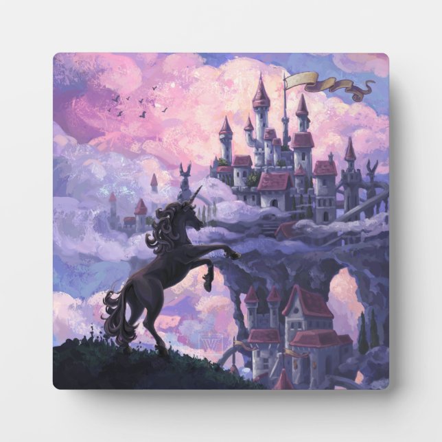 Placa Expositora Castillo de Unicornio (Frente)