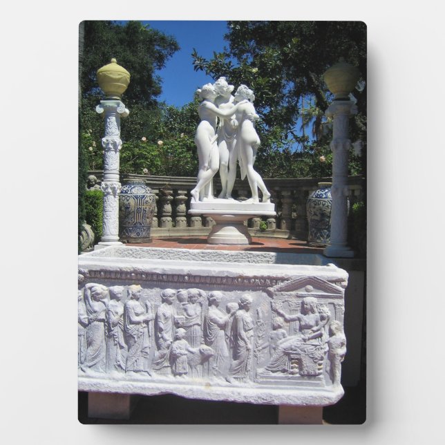 Placa Expositora Castillo Hearst, San Simeon, California (Frente)