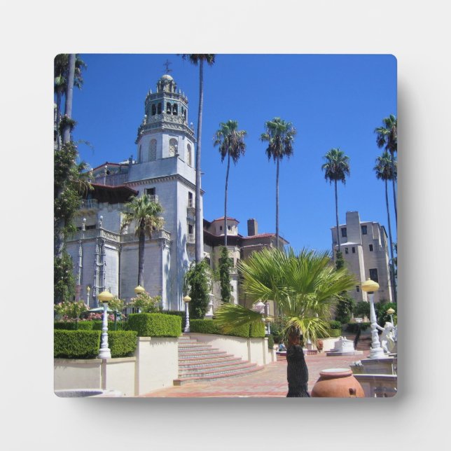 Placa Expositora Castillo Hearst, San Simeon, California (Frente)