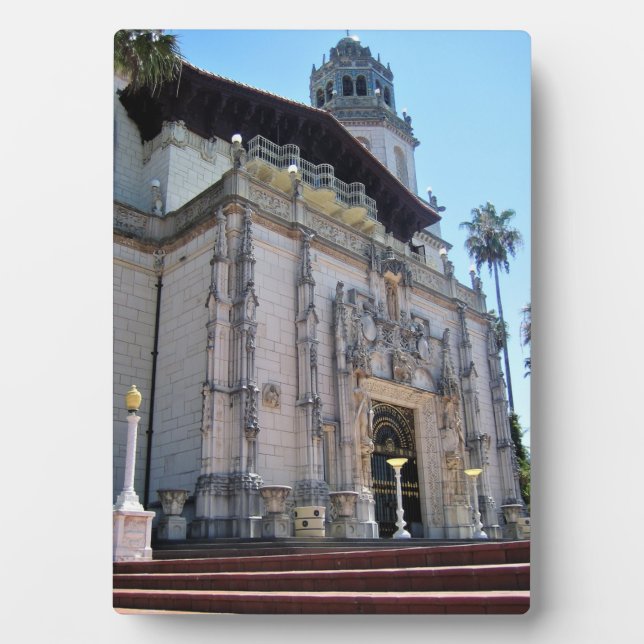 Placa Expositora Castillo Hearst, San Simeon, California (Frente)