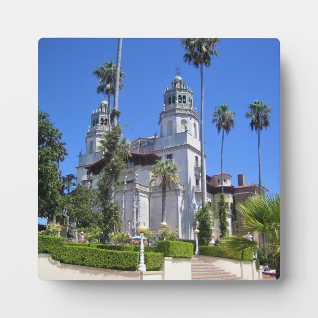 Placa Expositora Castillo Hearst, San Simeon, California (Frente)