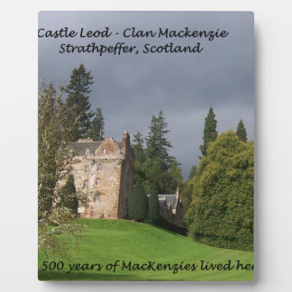 Placa Expositora CASTLE LEOD - Scotland MacKenzie Clan