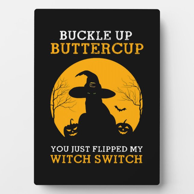 Placa Expositora Cat Halloween (Frente)