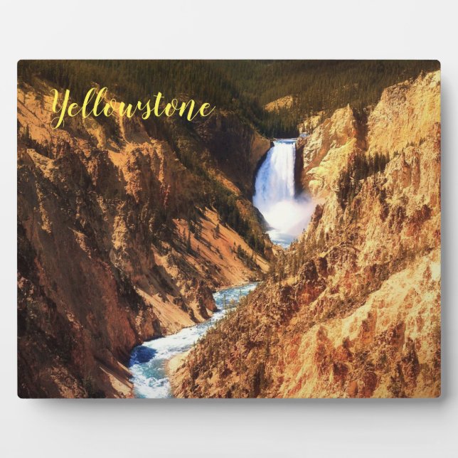 Placa Expositora Cataratas de Plaque-Yellowstone (Frente)