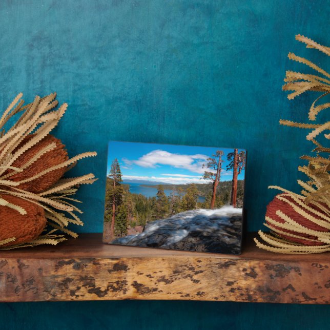 Placa Expositora Cataratas Eagle Creek, Lago Sur Tahoe (Lado)