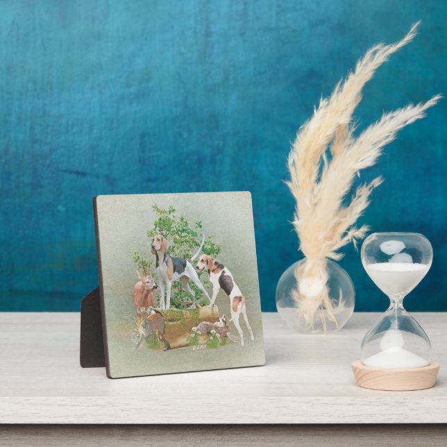 Placa Expositora Caza con heridas (in situ)