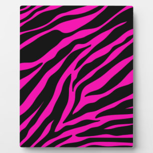 Placa Expositora cebra rosa