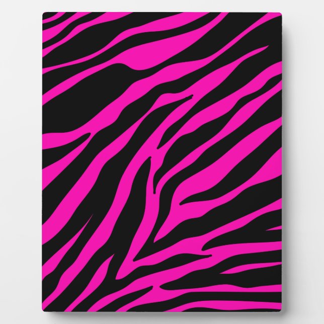 Placa Expositora cebra rosa (Frente)