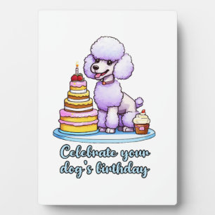 Placa Expositora Celebra el cumpleaños de tu perro