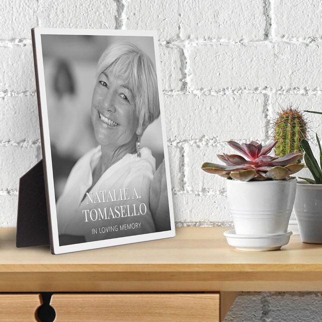 Placa Expositora Celebración De La Vida Funeral Con Memorial (Celebration Of Life Memorial Funeral Plaque)