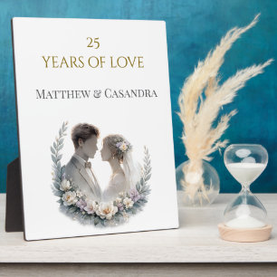 Placa Expositora Celebración del Aniversario de Bodas de Plata