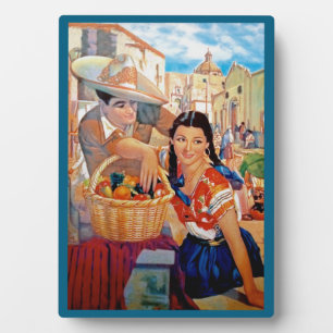 Placa Expositora "Celebración vintage Ciudad de México"